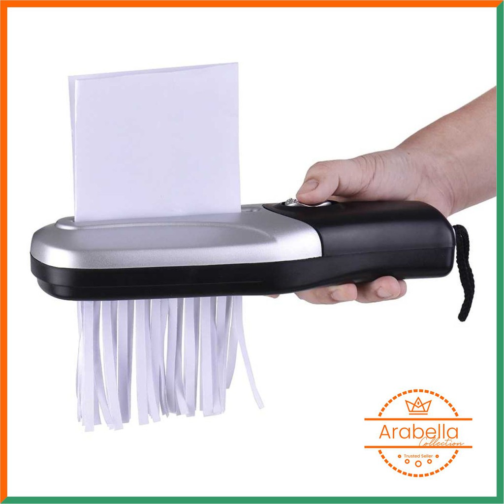 

Alat Mesin Penghancur Kertas Tangan Portable Aibecy Handheld Electric Paper Shredder A6 - SW502