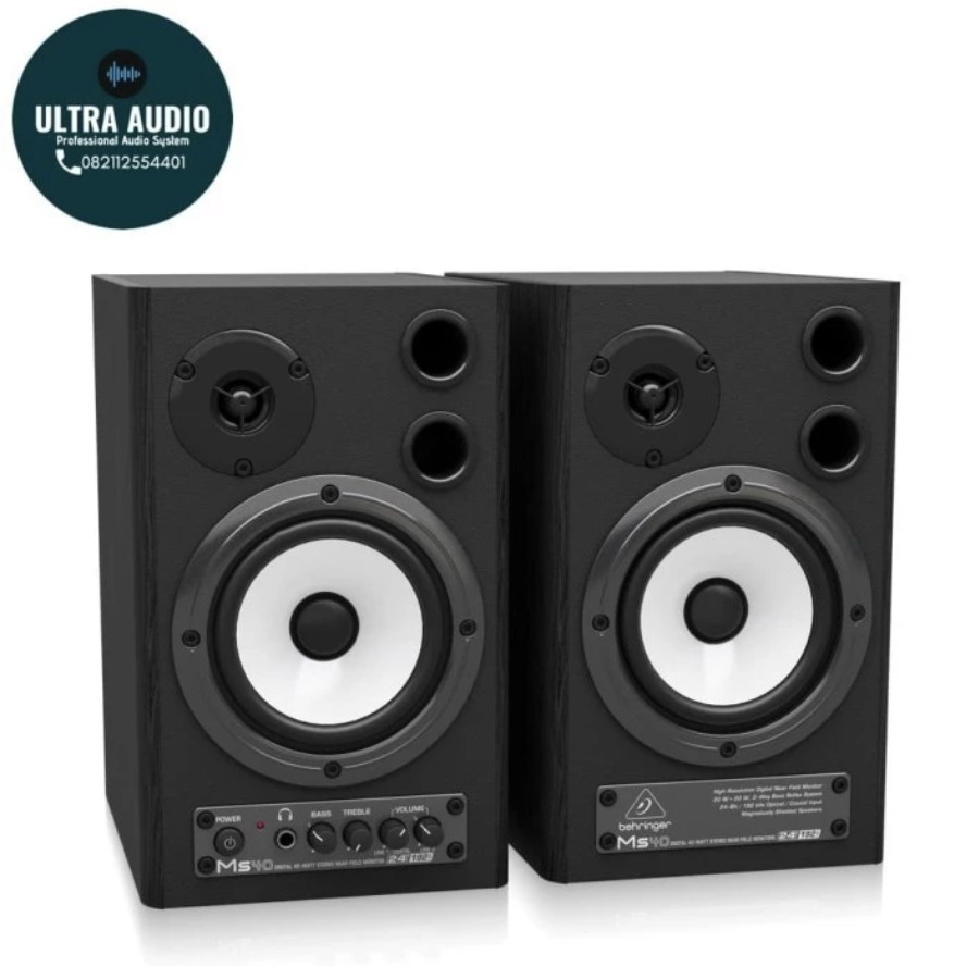 Behringer MS40 / MS-40 / MS 40 Speaker (harga/pair = 2 pcs) ORIGINAL