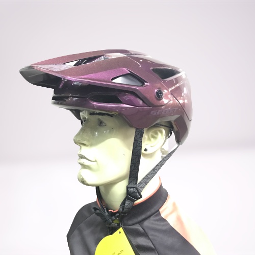 Helmet SCOTT Stego Plus Nitro Purple Size L Original Helm Sepeda Bicycle