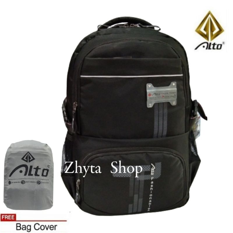 ALTO / Tas Ransel Alto Anak Laki- laki Hitam Polos 79433 / Tas Sekolah Alto Anak