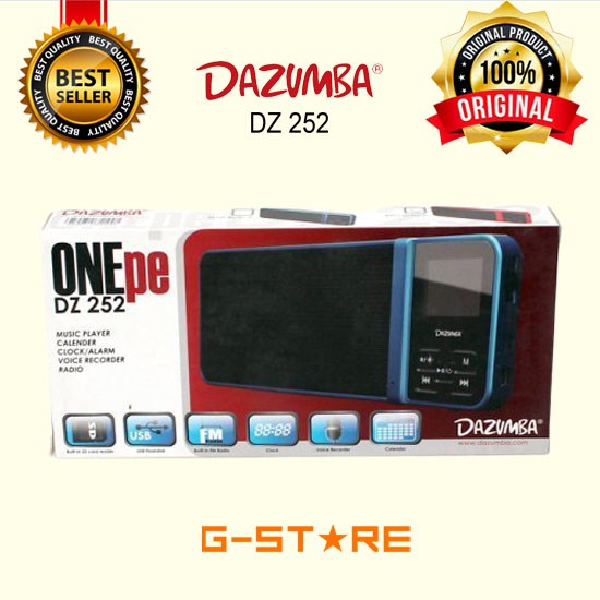 Speaker MURAH Original RUMAH KANTOR Dazumba Speaker Portable ONE PE DZ-252 DZ252 Komputer