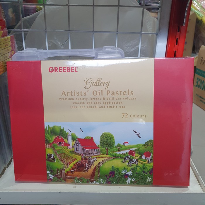 

PASTEL-DRY-OIL- GREEBEL PREMIUM ARTIST OIL PASTELS 72 WARNA -OIL-DRY-PASTEL.
