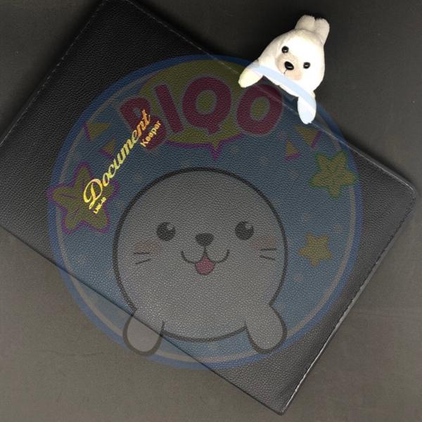 

[KODE BKIYB] Map Dokumen / Document Keeper / Clear Holder Cover Kulit Isi 40 lbr
