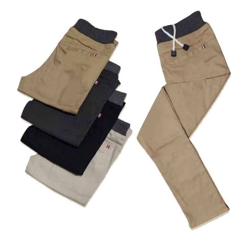 Celana Panjang Chinos Anak Polos Rip Kolor Terlaris