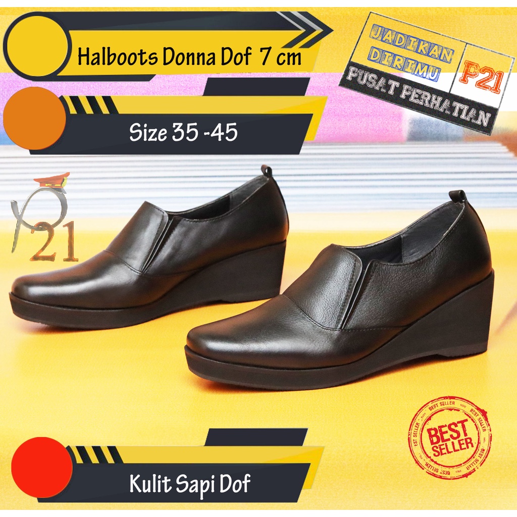 P21 HALBOOTS DONNA DOF 5 CM DAN 7 CM