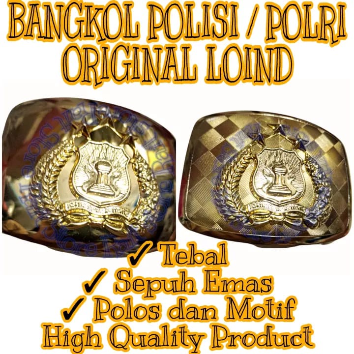 Bangkol Kepala Kopel Polisi / Polri Original Loind