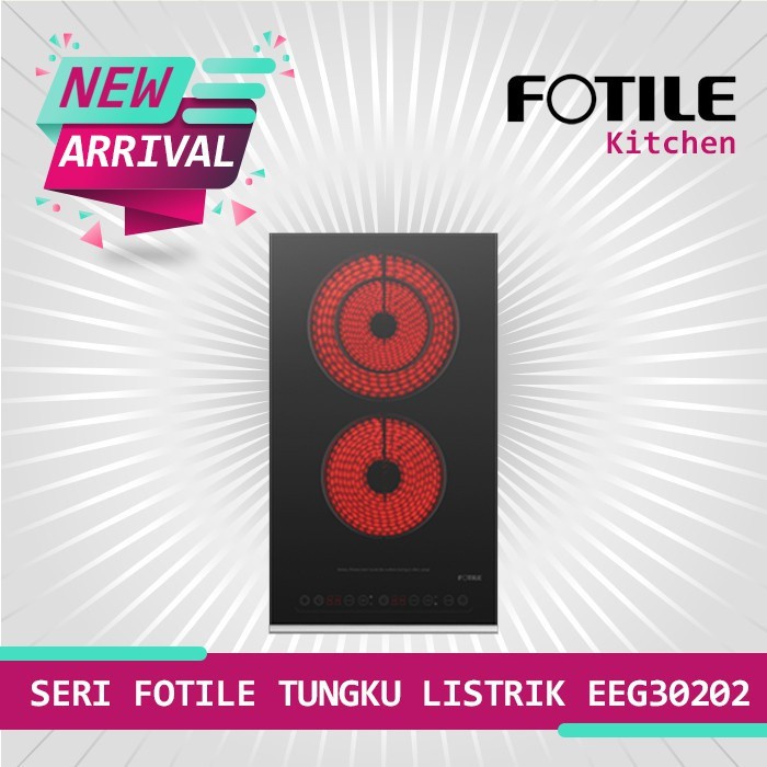 FOTILE Kompor Listrik kaca EEG30202 Electric HOB