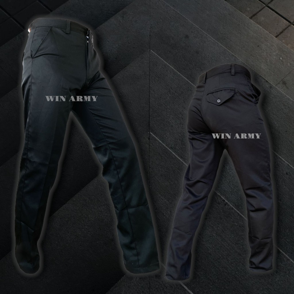 Celana PDH Warna Coklat Hitam Navy - Celana Lapangan Pramuka - Celana PDL Security - Satpam