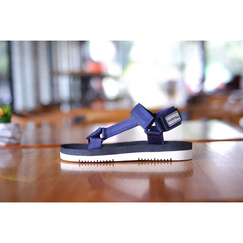 sandal pria wanita kasual volkerfootwear marco navy