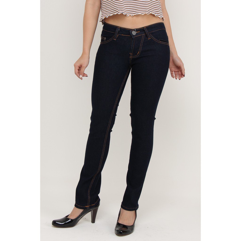  Size 28 34 Celana  Panjang Cutbray  Jeans Wanita Standar  