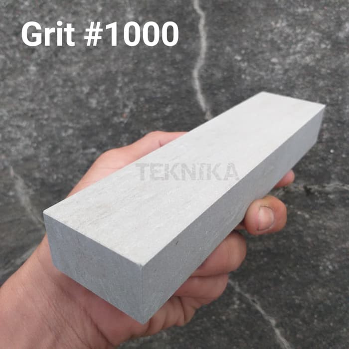 Batu Asah Alam Grit #1000 Natural Whetstone Ungkal Gunung Asahan Pisau Golok Pedang Medium Finishing