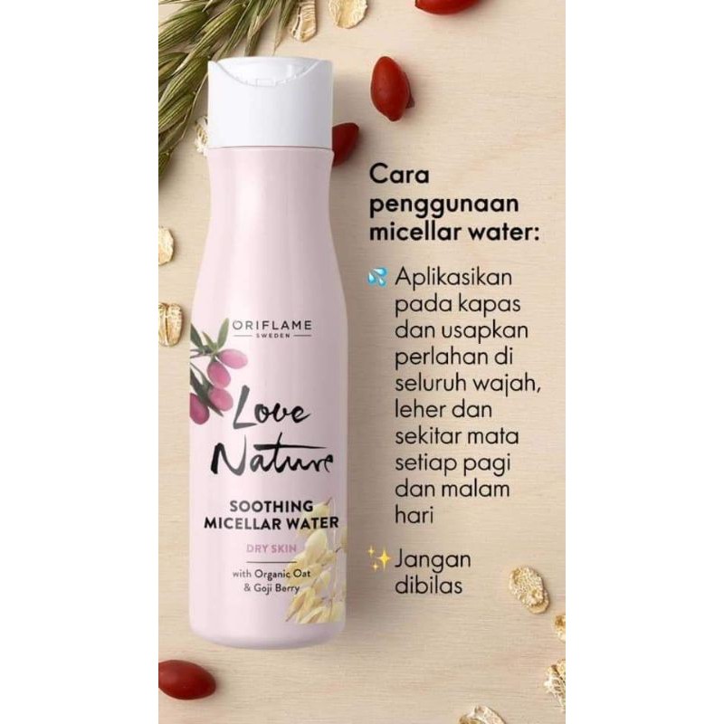 LOVE NATURE with organic oat &amp; goji berry