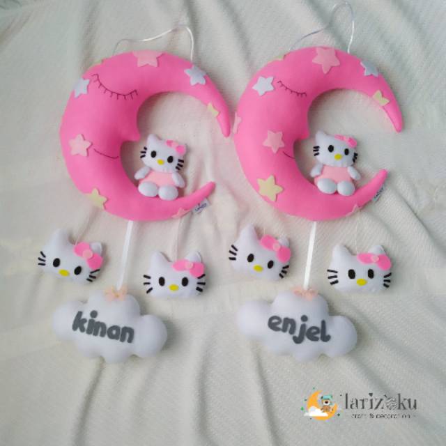 Hiasan Dinding Bulan Hellokitty Shopee Indonesia