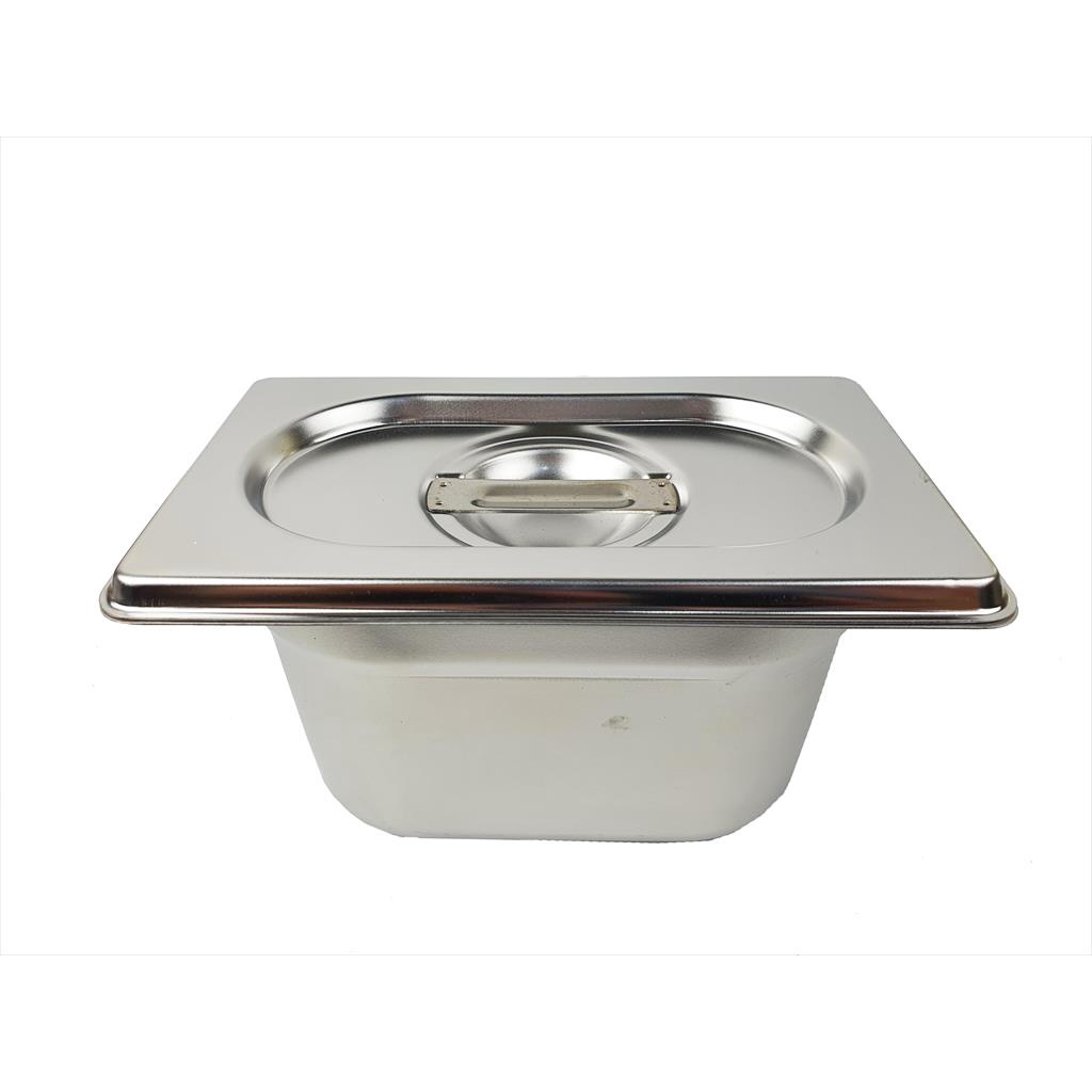 TUTUP BIMA GASTRONOM PAN 1/6 COVER FOOD PAN WADAH PRASMANAN STAINLESS