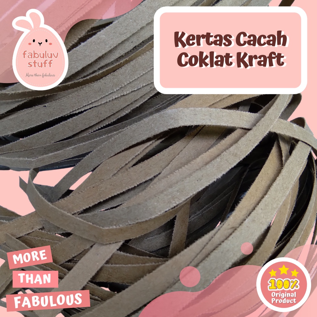 

Kertas Cacah ~ Permukaan Coklat Craft ( Cukup Tebal )