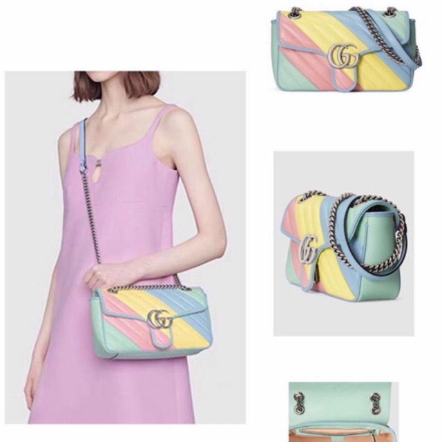 TERMURAH Ready stockGucci marmont  matelasse NUDE ORIGINAL