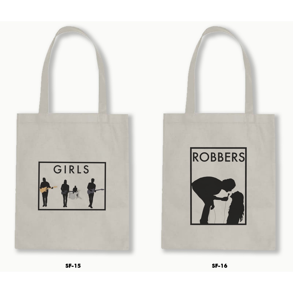 TOTE BAG BLACU a - THE 1975