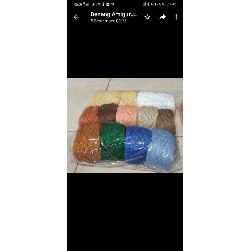 Benang katun bali amigurumi