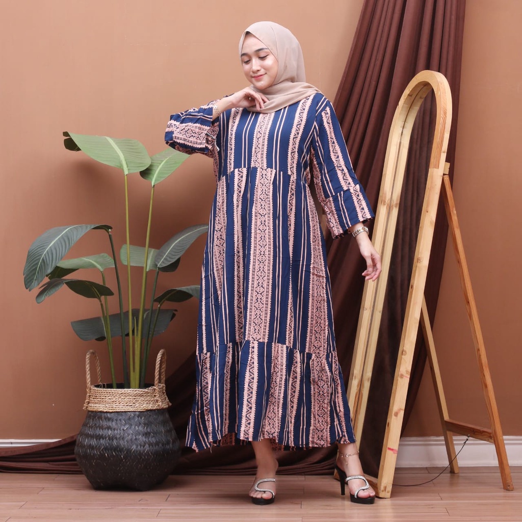 Gamis cabutan salur susun