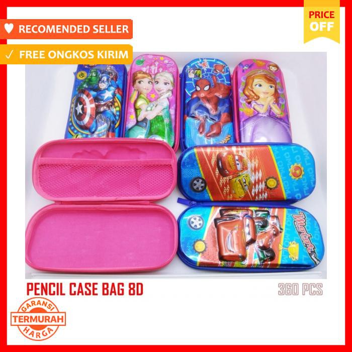 

Tempat Pensil - Kaleng Seleting Disney 8 D - Alat Tulis
