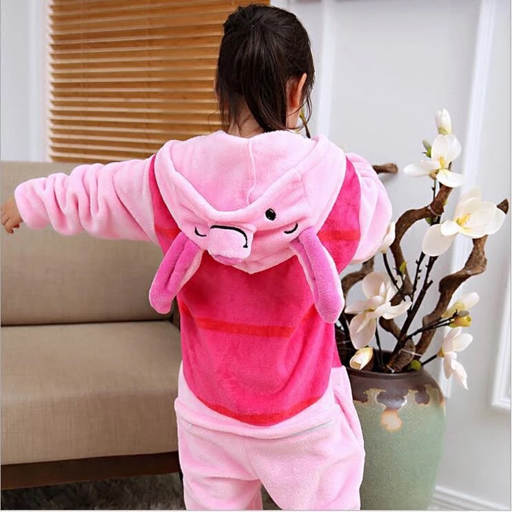 BAJU ONESIE KOSTUM PIGLET WINNIE THE POOH PIG BABI PIYAMA TIDUR ANAK COSPLAY KIGURUMI