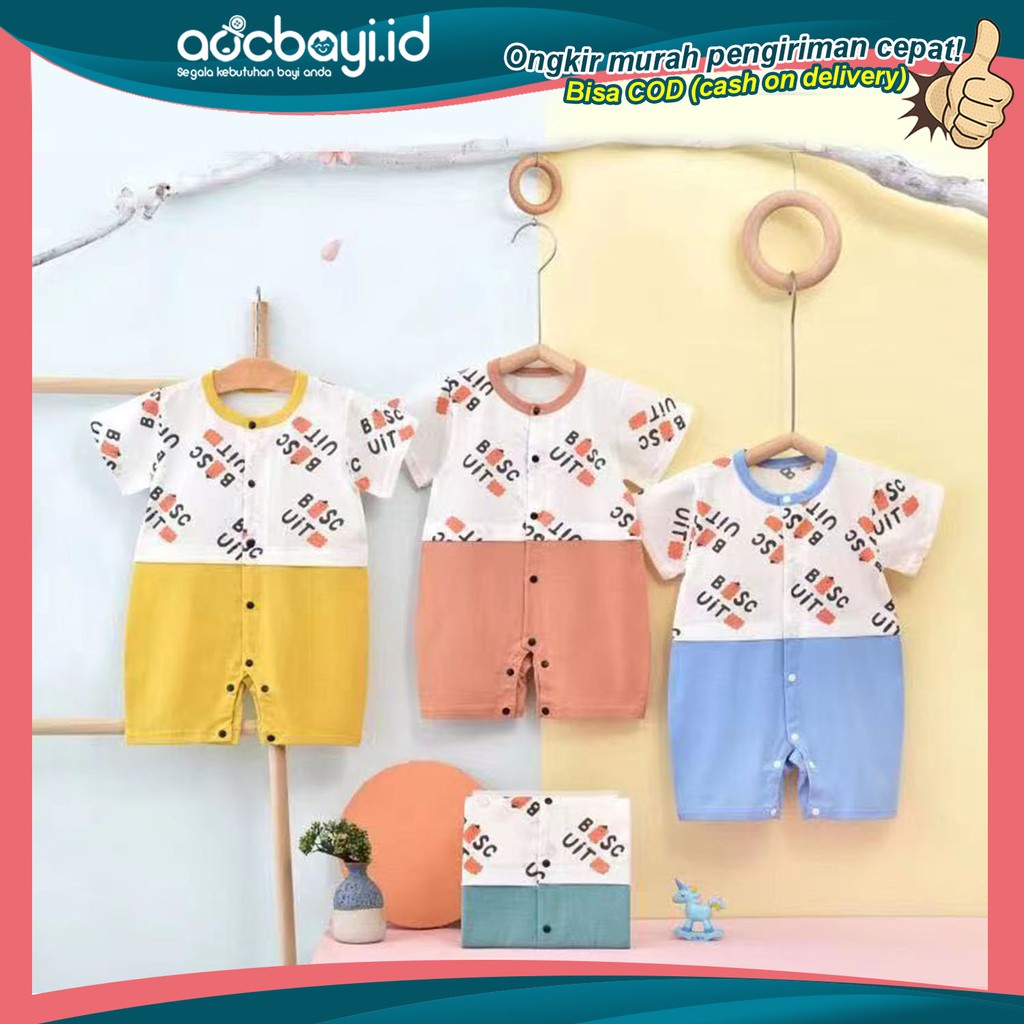 ☀ACCBAYI☀ BTB0003 COD Set Romper Baju Kodok Jumper Anak Piyama Tidur Pakaian Santai Fashion Korea I