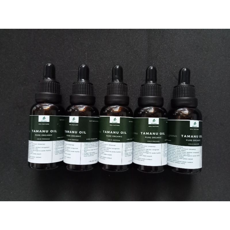 TAMANU OIL/ FACE OIL/ obat penghilang jerawat /penghilang bekas jerawat (bopeng)/ penghilang stretchmarks/ penghilang bekas luka/ penghilang eksim kutu air SEA NATURE BY PICKWORTH