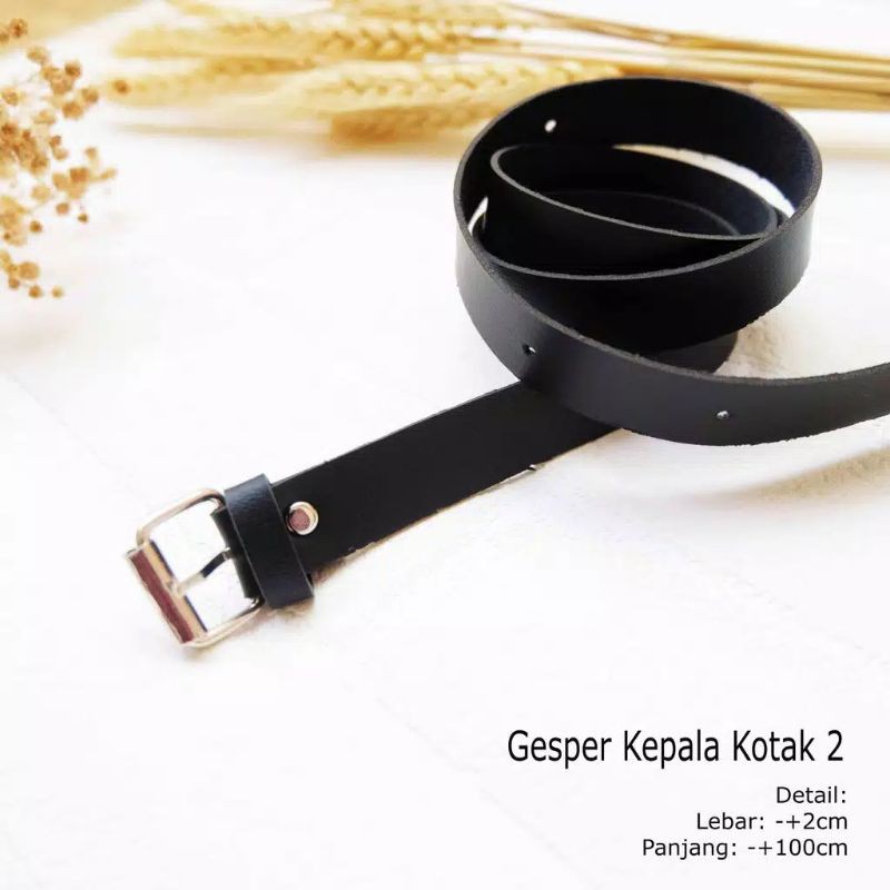 Gesper Wanita Gesper Kepala Kotak