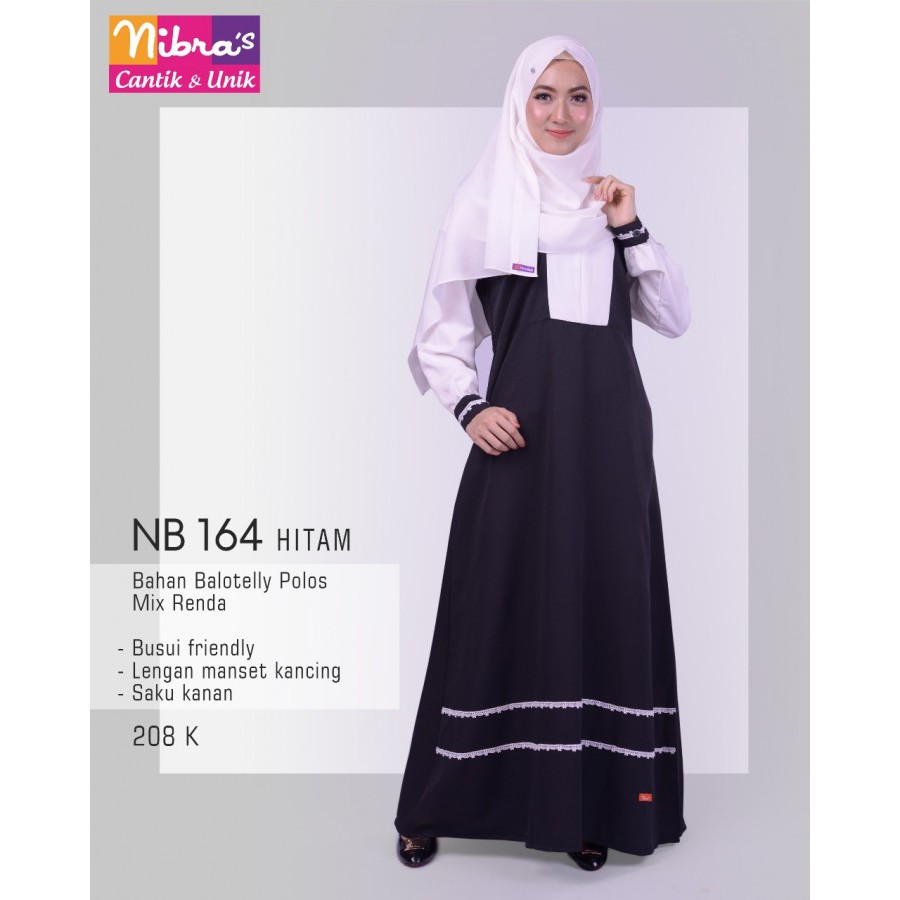 PROMO DISKON 10% GAMIS NIBRAS NB 164