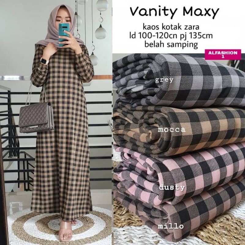 Vanity Maxy - Gamis Kaos Kotak Zara LD100+ / R.2 - 188-6205