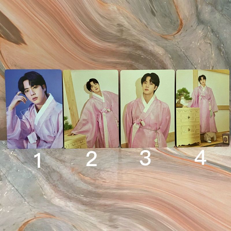 BTS Official Dalmajung mini photocard MPC PC Jin Seokjin