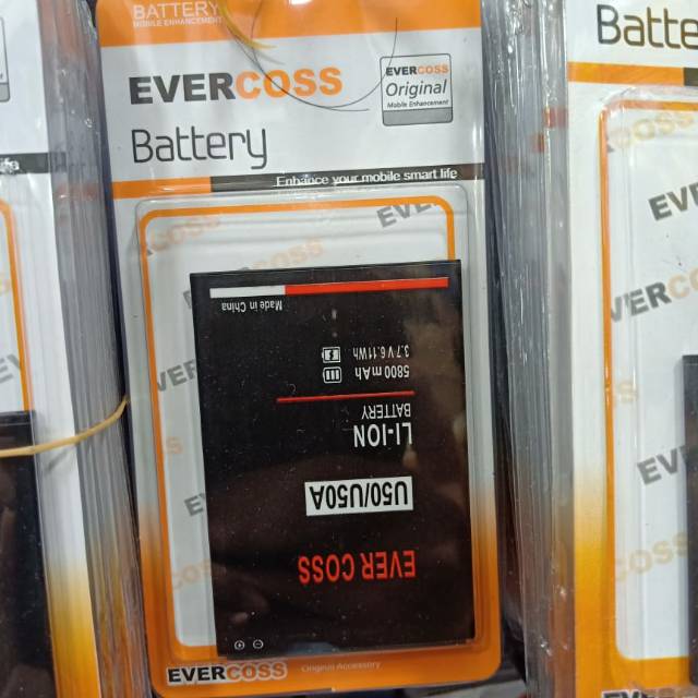 Baterai ori Evercoss U50/U50A batre baterai ORI cross U50/U50A