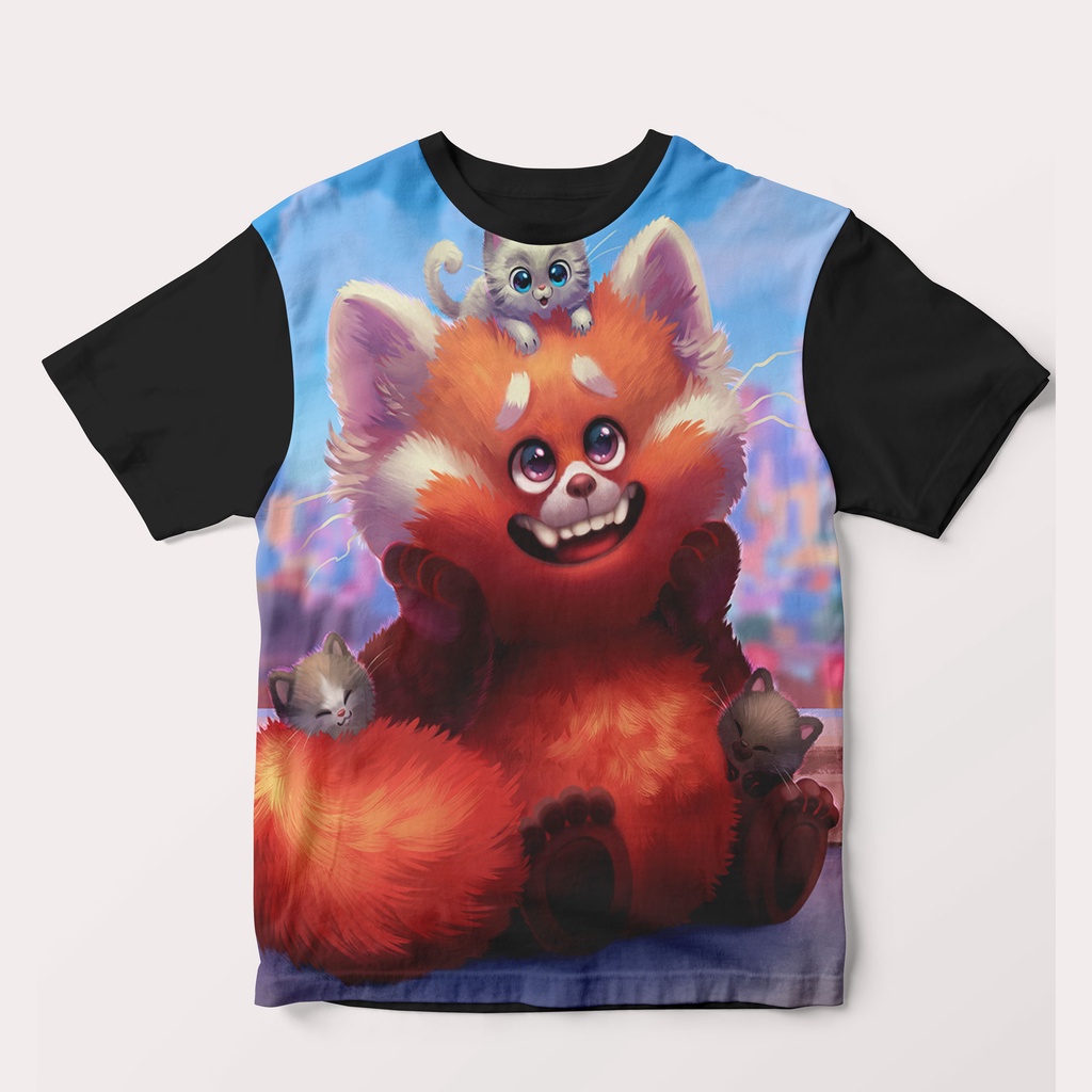 Baju Kaos T-shirt Anak Karakter TURNING RED - 46