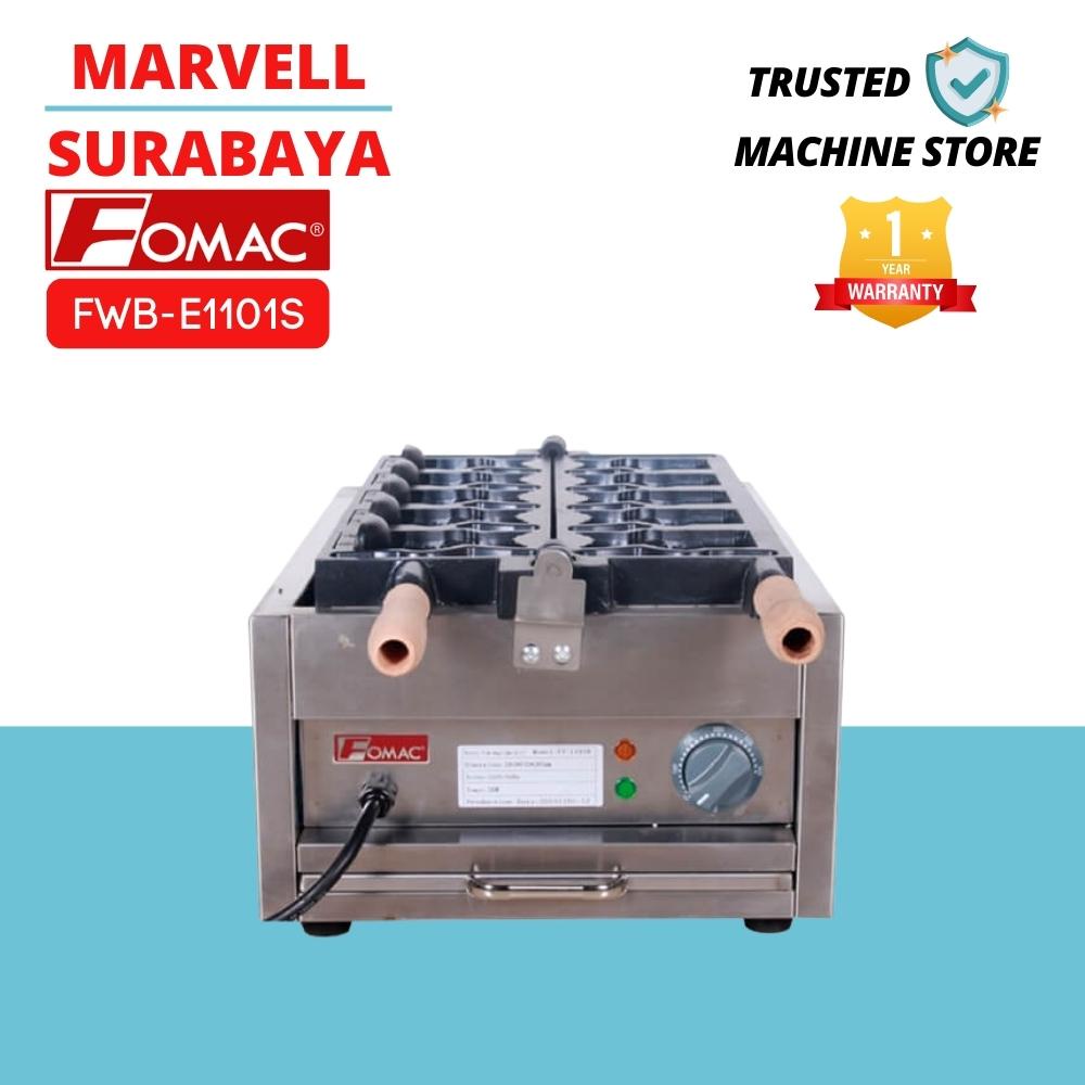 WAFFLE MAKER FOMAC FWB-E1101S MESIN CETAK WAFEL TAIYAKI IKAN LISTRIK
