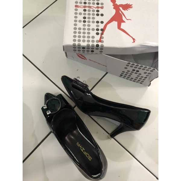 Preloved Heels Sofiya Hitam Uk38