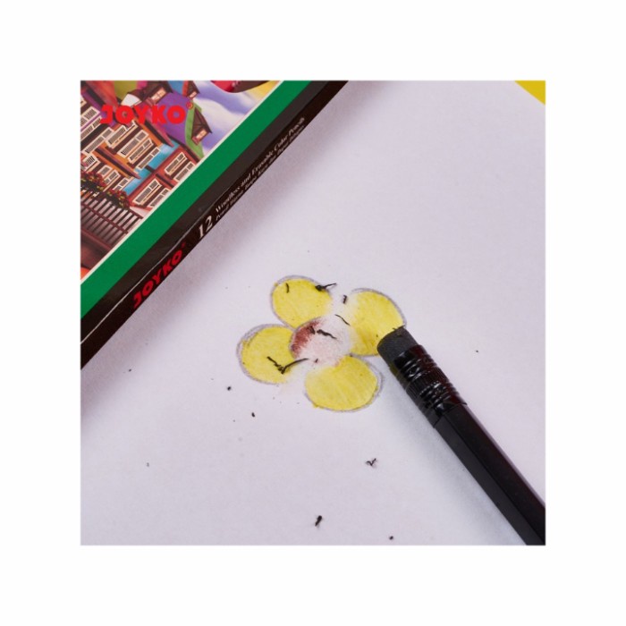 

Produk Unggulan Joyko Pensil Warna Bisa Dihapus / Erasable Pencil Color Set 12 Drawing Gilaa!!!