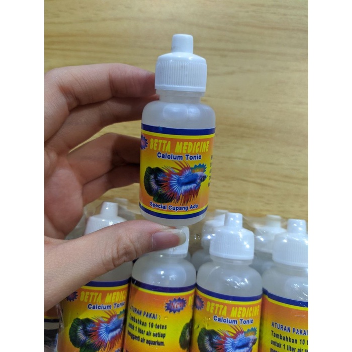 Obat Ikan Cupang Betta Medicine Calcium Tonic &amp; General Tonic