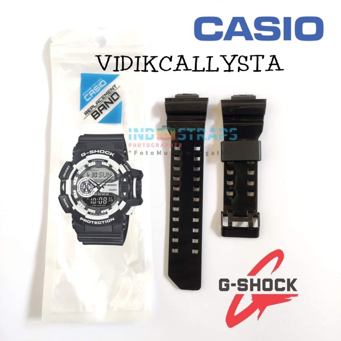 Strap Tali Jam Casio GA-400 Casio GA400 Strap Tali jam GA 400 GA100 GA110 GA120 GA150 GA200 GA201 GA300 GA700 G GR GW GD 8900