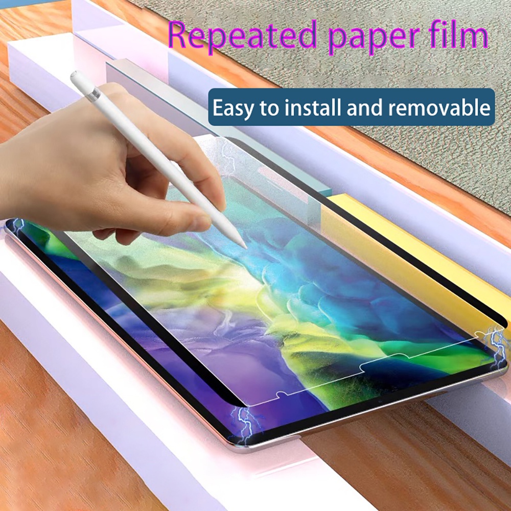 Film Pelindung Layar Magnetik Dapat Dilepas Untuk iPad Pro 11 2020 iPad Air 4 5 9th 10.2 2021 Mini 6