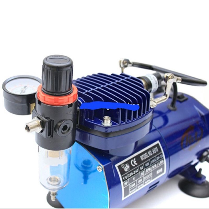 Kompresor Mini Compressor Complete Set With Air Brush H&amp;L