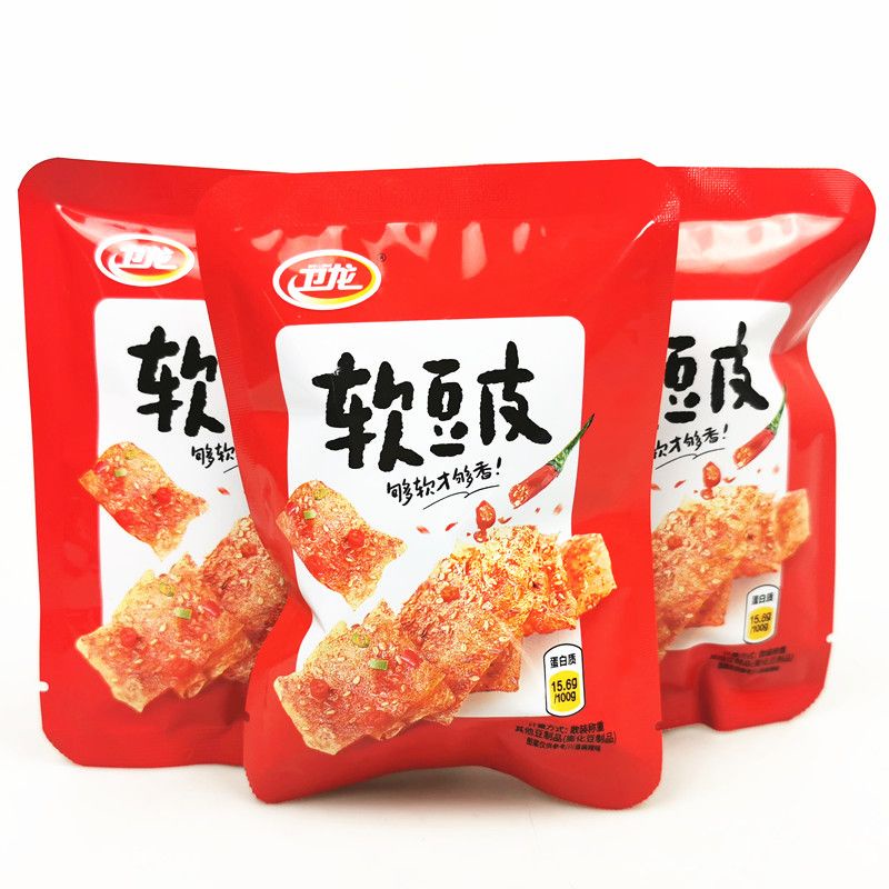 (HALAL) 卫龙 软豆皮 Wei Long Soft Bean Tofu Skin 20g