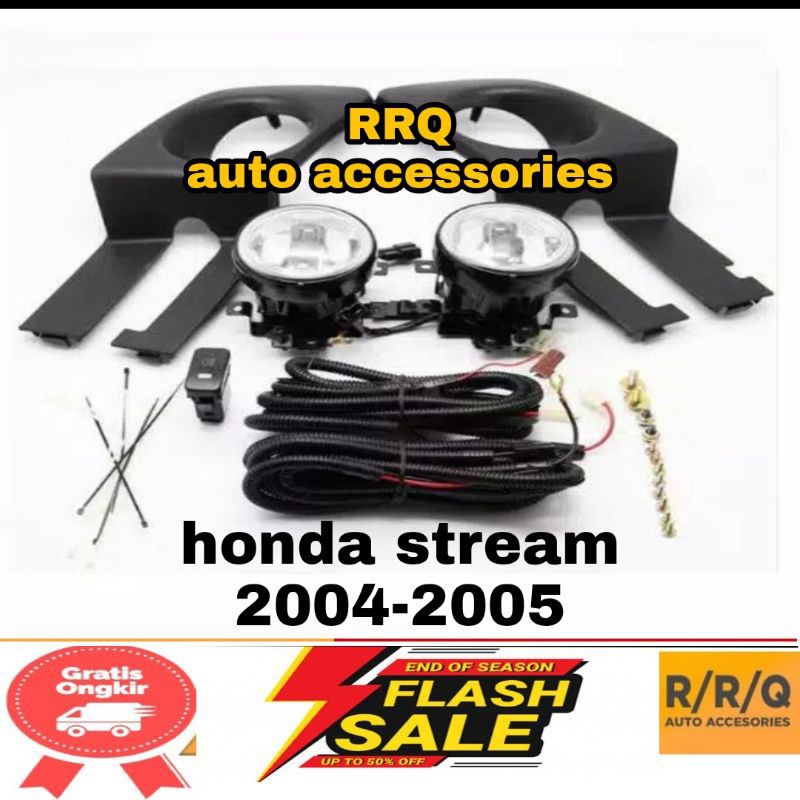 foglamp honda stream fog lamp honda stream lampu kabut honda stream tahun 2004 2005 lampu stream