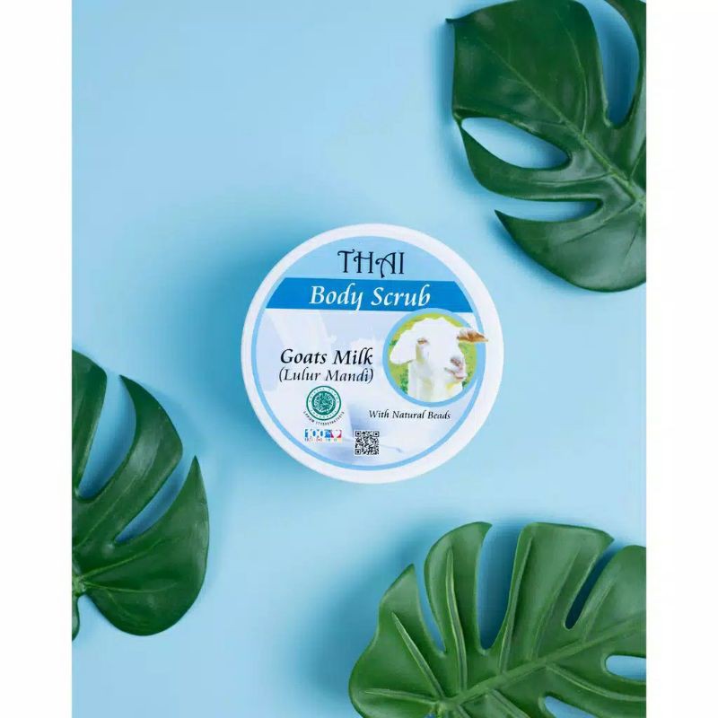 Thai Body Scrub Goats Milk~ScrubLulur Susu Kambing 200gr
