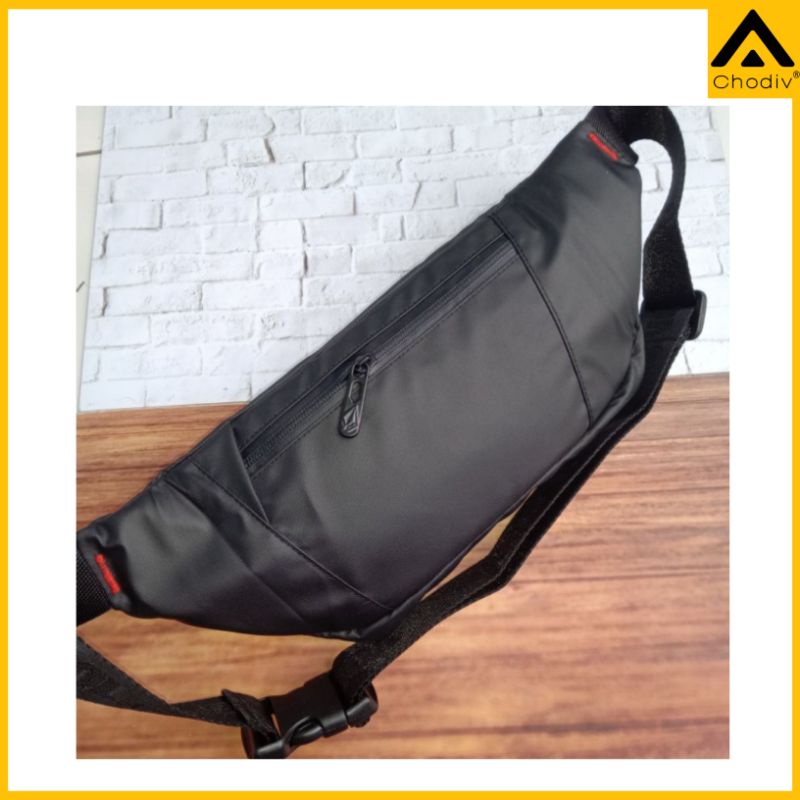 Tas Pinggang Pria VOLCOM WATERPROOF Waistbag Anti Air Sling Bag Premium