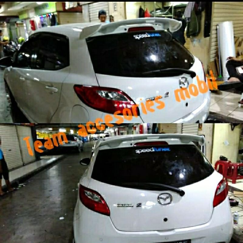 spoiler Mazda 2 Mugen style
