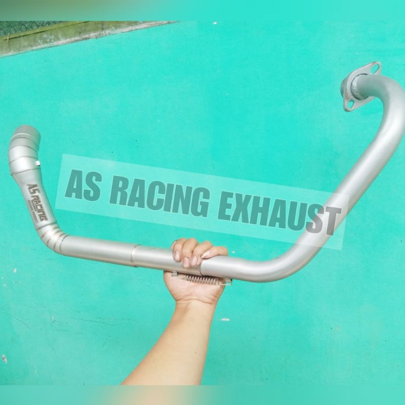 pipa leher knalpot Byson sandblast titanium leher knalpot Yamaha Byson titanium sandblast