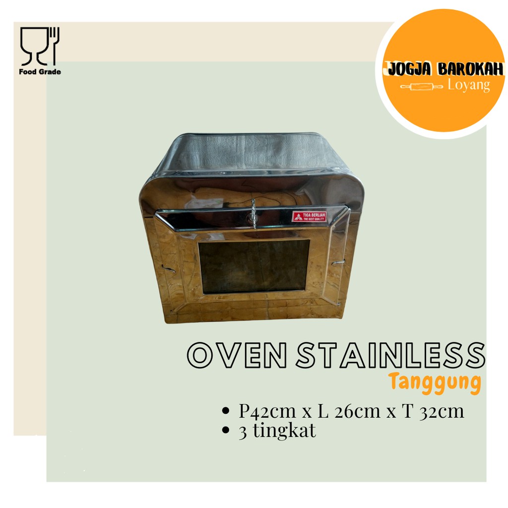 Oven tangkring / manual kompor ukuran tanggung stainless steel by jogja Barokah Loyang