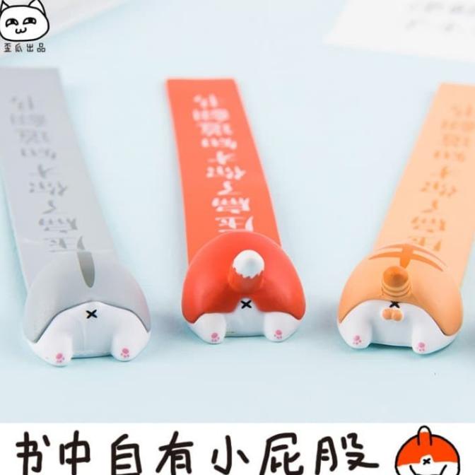 

Pembatas Buku Unik / Bookmark Edisi Ekor Animals Imut Lux Limited Terlaris