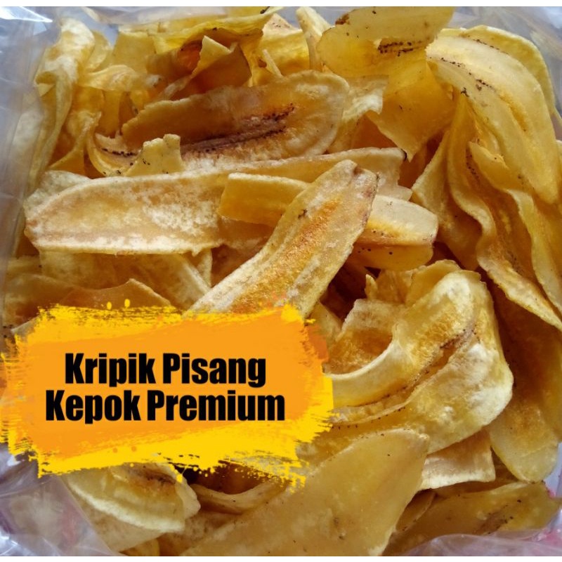 

keripik pisang kepok premium makanan ringan jajanan viral isi toples terfavorit busa untuk oleh oleh