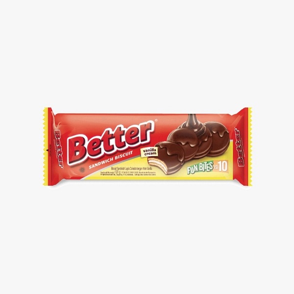 

Better Sandwich Biscuit Fun Bites Isi 10/Snack/Camilan/Biscuit/Biskuit